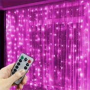 Resim LED Peri Perde Işıkları - USB ile Çalışan, Uzaktan Kumandalı, Noel ve Tatil Dekorasyonu için Mükemmel 