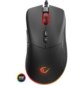 Resim Rampage SMX-R53 Snapper Kablolu RGB Aydınlatmalı Optik Oyuncu Mouse (İthalatçı Garantili) 