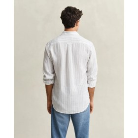 Resim Gant Erkek Beyaz Regular Fit Çizgili Gömlek 3260048.110 