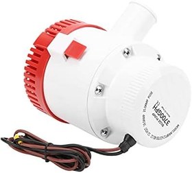 Resim Yctze 1-1/2 inç Çıkışlı 12V Sintine Suyu Pompası 3700GPH | Elektrikli Yarı Açık Çarklı Pompa Tekneler Ve Yatlar | Yüksek Verimlilik, Korozyon Önleyici Ve Sessiz | Deniz Sintine Pompası 