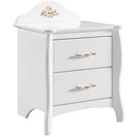 Resim Meltem Kids Prestij Beyaz Genç Odası Komodin 