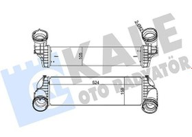 Resim KALE 344810 | Turbo Radyatörü (Intercooler) 07-X5 (E70-F15-F85) X6 (E71-E72-F16-F86) 