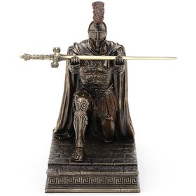 Resim Zarf Açacağı Ve Kalem Tutucu Özellikli Roma Askeri Figürlü Dekoratif Biblo 