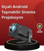 Resim BareStore Uzun Ömürlü Lamba ve Dahili Hoparlörlü Ev Sinema Projektörü 