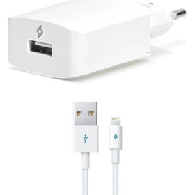 Resim Ttec (Tesan) Hızlı Şarj 2.1A Lightning 1m Kablolu Seyahat Şarj Aleti (2SCS01L) 