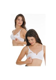 Resim Parlingerie 2li Hamile Modal Kaplı Emzirme Sütyeni Beyaz 