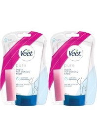 Resim Veet Pure Hassas Ciltler Duşta Tüy Dökücü Krem 2 x 150 ML 