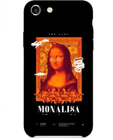 Resim FRNCH CASE Apple İphone 6 Plus Uyumlu Mona Lisa Figürlü İçi Kadife Lansman Slikon Telefon Kılıfı FRK10018-1018-6PLUS 