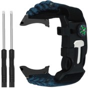 Resim Gajeena Sunnto Core İçin 22mm Metal Uçlu Dış Mekan Kurtarma Askeri Bant - Ayarlanabilir Büyüklük, Dayanıklı Malzeme, Gece Mavisi 