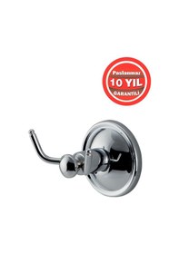 Resim Çelik Banyo Paslanmaz Pirinç Bella Bornzoluk Askılık Gri 