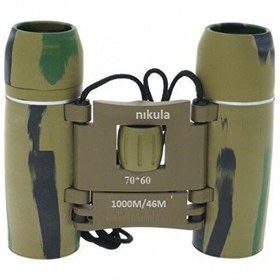 Resim Nikula 70X60 Cepte Taşımalı Kauçuk Kaplamalı Mini Dürbün Kamuflaj 