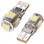 Resim T10 Led Ampul 5 Çipli Beyaz 12 Volt 