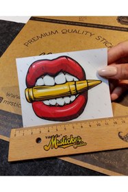 Resim Bay Etiket Msl126 Kursun Isiran Dudak Etiketi 