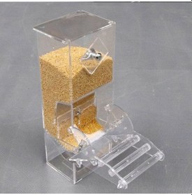 Resim Yifomall Kafes Kuş Yemliği - Şeffaf, Pratik Ve Dayanıklı Kuş Besleme Kabı 111 Karakter 