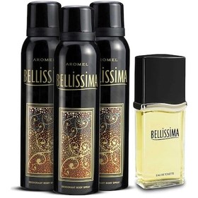 Resim Bellissima Kadın Parfüm EDT 60 ML + Sprey Deodorant 3 x 150 ML 