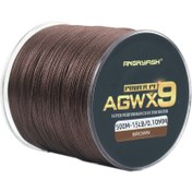 Resim ANGRYFISH 500m Kahverengi PE Örgülü Olta Dizisi - Su İçinde Süper Performans, Koroziyona Dayanıklı, Pürüzsüz, Dayanıklı 0.10mm, Olta Dizisi|Dayanıklı Olta Dizisi|Güçlü Örgülü Halat 
