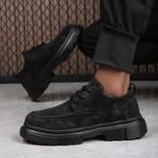 Resim Erkekler İçin Hafif Günlük Loaferlar - Slip-On/Bağcıklı Kapatma, Yuvarlak Burun PU Üst & EVA Taban, Ofis, Yarı Resmi ve Gündelik Giyim için Çok Amaçlı Ayakkabı, Şık Tasarım 