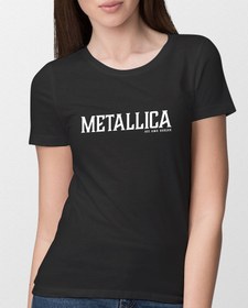 Resim Metallica - Acı Ama Gerçek Kadın Tişört 