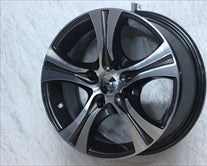 Resim R1 Wheels 15 inç 4*114.3 ET42 Füme Jant Takımı (J-249) 