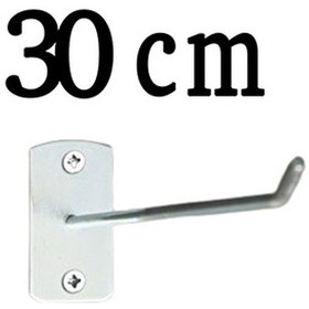 Resim 10 Adet 30 Cm Duvara Ve Suntaya Monte Kanca, Bijuteri Askı Metal 
