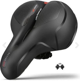 Resim ÖREL Bisiklet Bisiklet Sele Airzone Hava Kanallı Elastomer Yaylı Soft Doku 