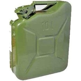 Resim Gelg Bb10 Yeşil Metal Yakıt Bidonu 10 Litre Bb10 