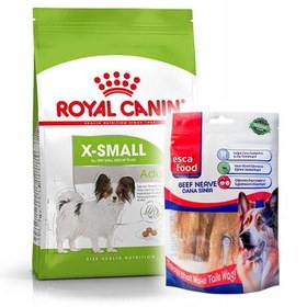 Resim Royal Canin X-Small Küçük Irk Köpek Maması 3 Kg + Esca Food Köpek Ödülü 