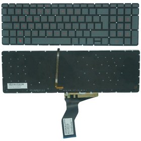 Resim HP Uyumlu Envy 17-R100Nt Klavye Tuş Takımı Kırmızı Tuş Türkçe Q Siyah 