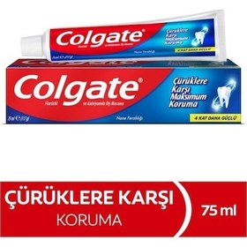 Resim Colgate Çürüklere Karşı Maksimum Koruma Diş Macunu 75 ML 