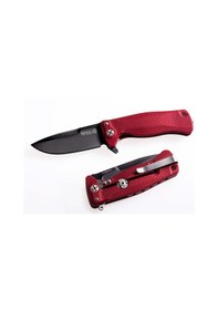 Resim Lionsteel Sr22 Aluminium Red Black Blade Kamp Çakı Kırmızı 