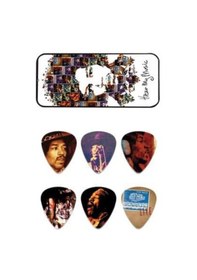 Resim Jim Dunlop Jimi Hendrix Hear My Music 6lı Pena Seti Medium 