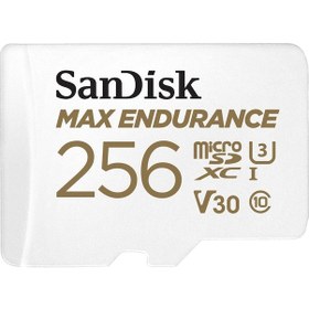 Resim SanDisk Max Endurance SDSQQVR-256G-GN6IA 256GB 100/40MB/s microSDXC C10 V30 Hafıza Kartı 