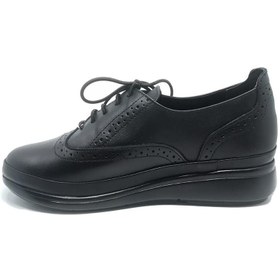 Resim JANESTT Kadın Deri Casual Ortapedik Taban Oxford Ayakkabı 266-45045 