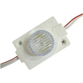 Resim 12 Volt Beyaz 1,5 Watt Tekli Lensli 3030 Modül Ip65 10 Adet Beyaz-10 Adet 
