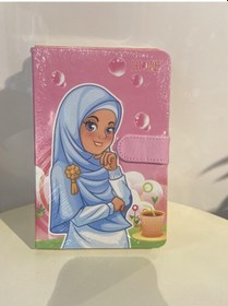 Resim Sevimli Kız Mıknatıslı Defter Çizgili-831 