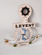 Resim Kişiye Özel Kapı Süsü Çocuk Krem 