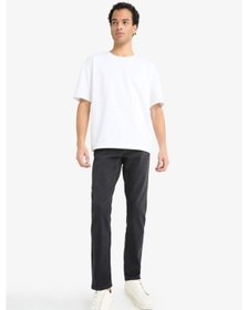 Resim Defacto Pedro Slim Fit Dar Kalıp Normal Bel Dar Paça Jean Pantolon F2922ax25aunm36 Antrasit 