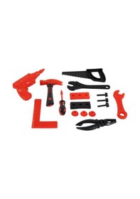 Resim 15 Parça Oyuncak Tamir Seti Çantalı Alet Kutusu Çocuklar İçin Eğitici Oyuncak 