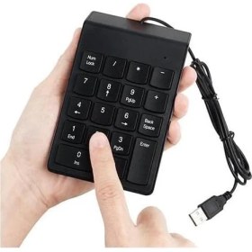 Resim Hype Store Plus PX-1864 USB 2.0 Siyah Numerik Klavye Keypad Kablolu 