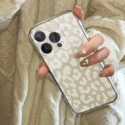 Resim Yüksek kaliteli moda beyaz leopar desenli TPU, iPhone 16, 15, 14, 13, 12, 11, XS, XR, X, 7, 8, 12/13 Mini Plus Pro Max SE için hassas delik alanı ile tasarlanmıştır. Doğum günleri, Sevgililer Günü veya erkek arkadaşınıza veya kız arkadaşınıza hediye olarak çok uygun. Yumuşak kılıf şeffaf koruyucu kaplama 