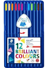 Resim Staedtler Ergosoft 12 Renk Kuru Boya 157 Sb12 