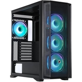Resim CX-500 750W 80+ Bronze 4xARGB Fan Mid Tower Siyah Mesh Oyuncu Bilgisayar Kasası 