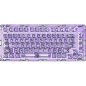 Resim AKKO MONSGEEK ICE75 Clear Blue RGB Kablosuz Hotswap Mekanik Gaming Klavye 