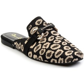 Resim Bambi Siyah Leopar Kadın Terlik K04327012482 Siyah 