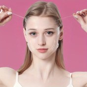 Resim 28 Parça V-Yüz Kaldırma Bandı Seti Ayarlanabilir Bantlarla - Görünmez, Yeniden Kullanılabilir Yüz Şekillendirme Yama Seti, Koku Yok 