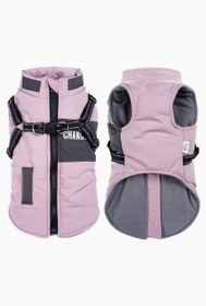 Resim Su Geçirmez Reflektörlü Köpek Kışlık Montu - Mor / 2XL 
