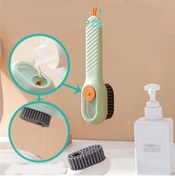 Resim RELATOS Deterjan Hazneli Süet Bot Nubuk Ayakkabı Temizleme Fırçası Mutfak Banyo Fırçası Çok Amaçlı 