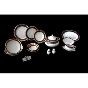 Resim El Yapımı Ithal Porselen Thun Constance M Yemek Takımı 79 Parça 