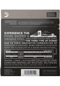 Resim D'addario Enr70 Xl Half Rounds Bas Gitar Tel Seti - 45-100 Regular Light Profesyonel Paslanmaz Çelik Üzerine Taşlanmış Pürüzsüz Yüzey, Sıcak Tonlar Ve Parmak Gürültüsünü Azaltan Yapı 