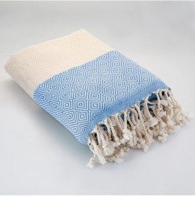 Resim Mulberry Ekonomik Pamuk Banyo Havlusu Peştemal Mavi 